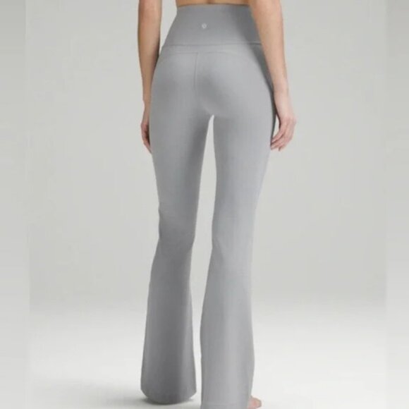 Lululemon Groove Super HR Flared Pant Nulu Rhino Grey - HEMMED read description - Picture 1 of 2